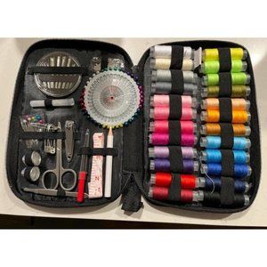 Sewing Kit with Case Portable Sewing Supplies for Home Traveler, Adults